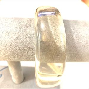 Chunky Bracelet clear acrylic.